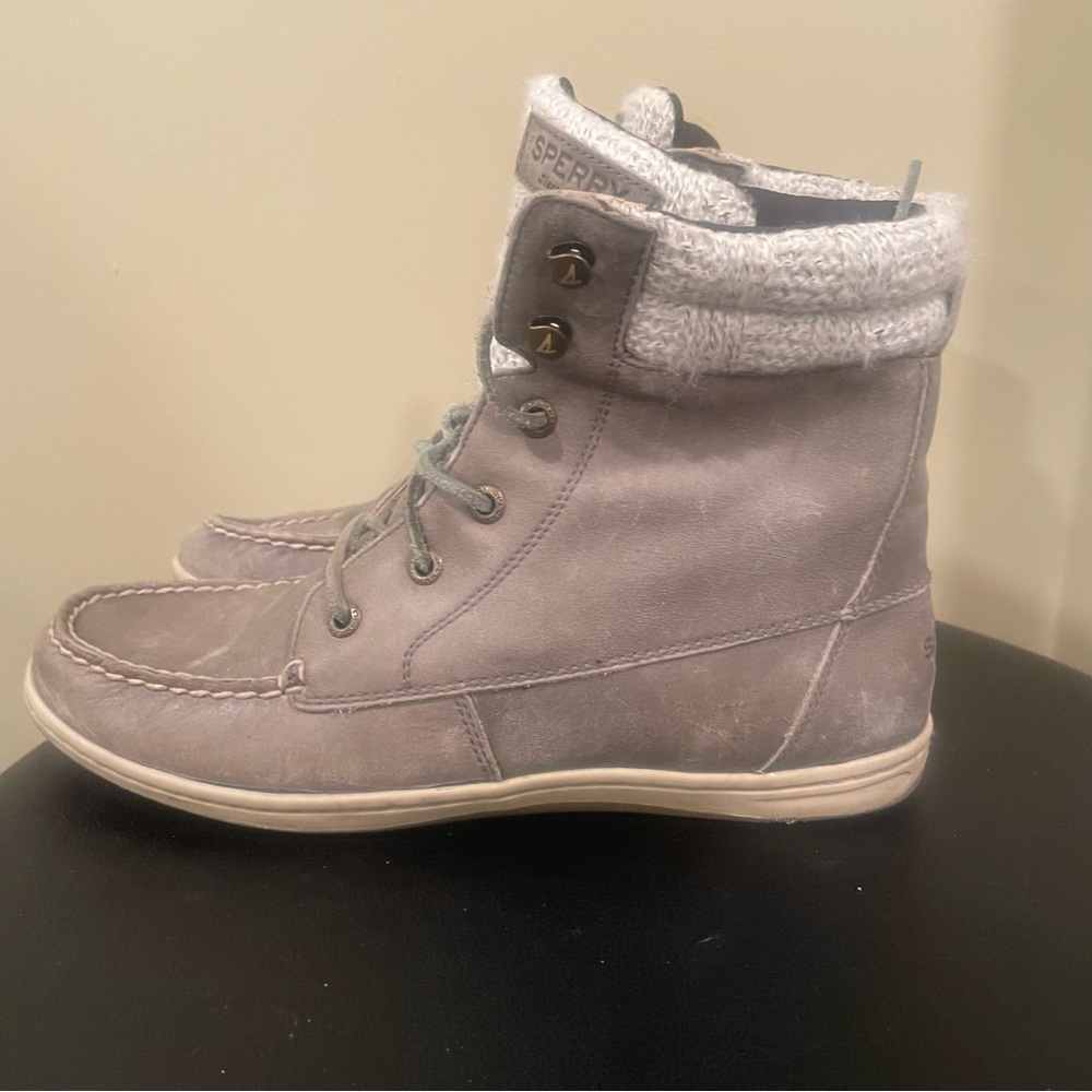 Sperry Women's Top-Sider Boot Size 8 M Gray STS96730
